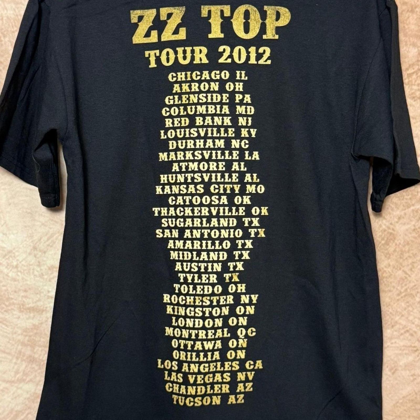 Other ZZ Top 2012 Tour Eldorado Bar Tee Size M NWT Size US M / EU 48-50 / 2 - 5 Thumbnail