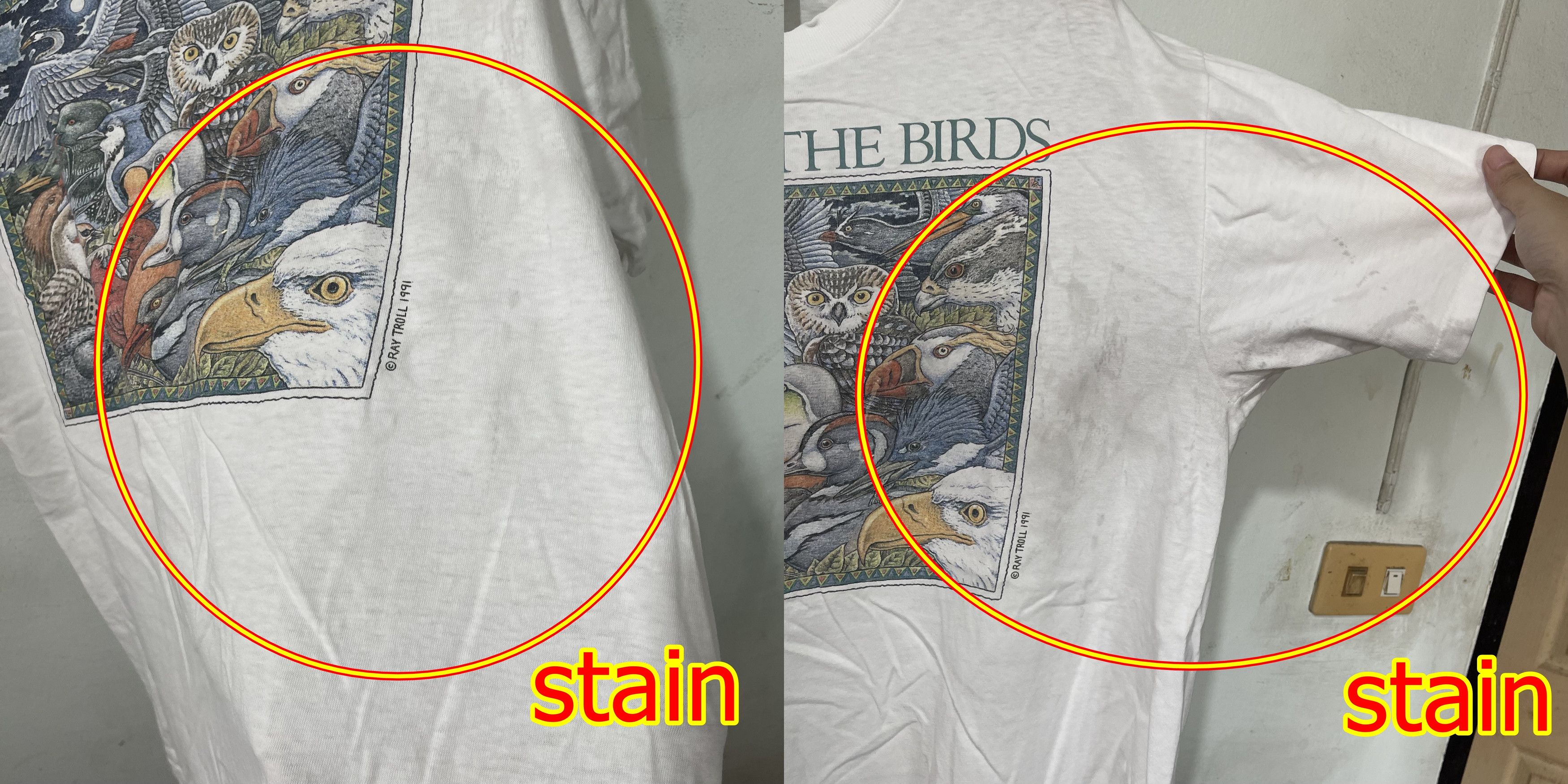 Vintage Vintage 1991 One For The Birds Ray Troll Shirt Size US L / EU 52-54 / 3 - 8 Thumbnail