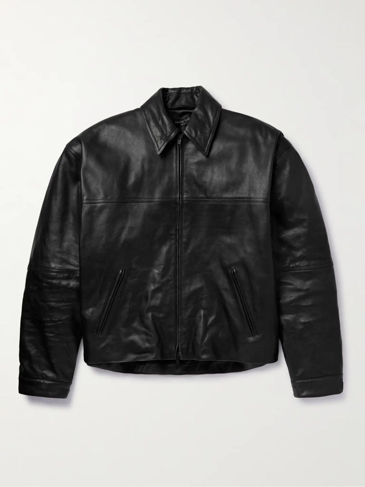 Balenciaga RARE - Summer 24 Cocoon Kick Leather Jacket M Size US M / EU 48-50 / 2 - 21 Thumbnail