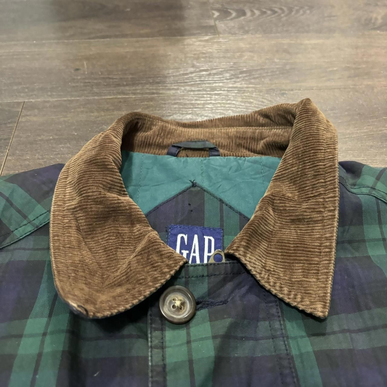 Gap Vintage Gap Tartan Field Coat 00s XL Size US XL / EU 56 / 4 - 7 Thumbnail