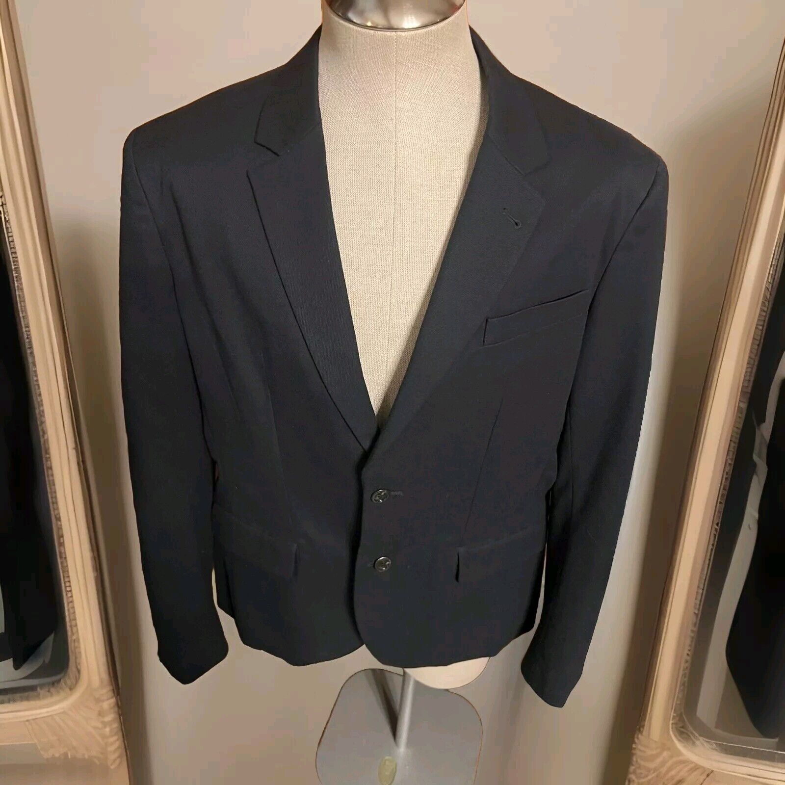 Armani Exchange Armani Exchange Black Blazer Jacket Mens Size XL AX Size 46L - 1 Thumbnail