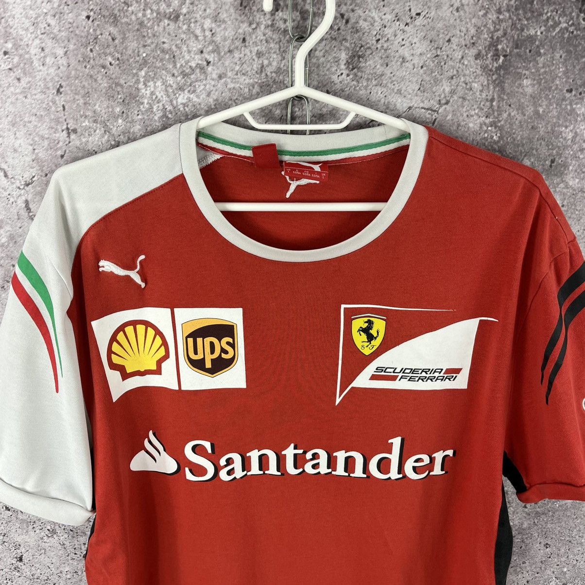 Ferrari × Giorgio Fiorelli × Puma Puma Ferrari Giorgio Firelli Racer T-Shirt Multi Logo Size L Size US L / EU 52-54 / 3 - 2 Thumbnail
