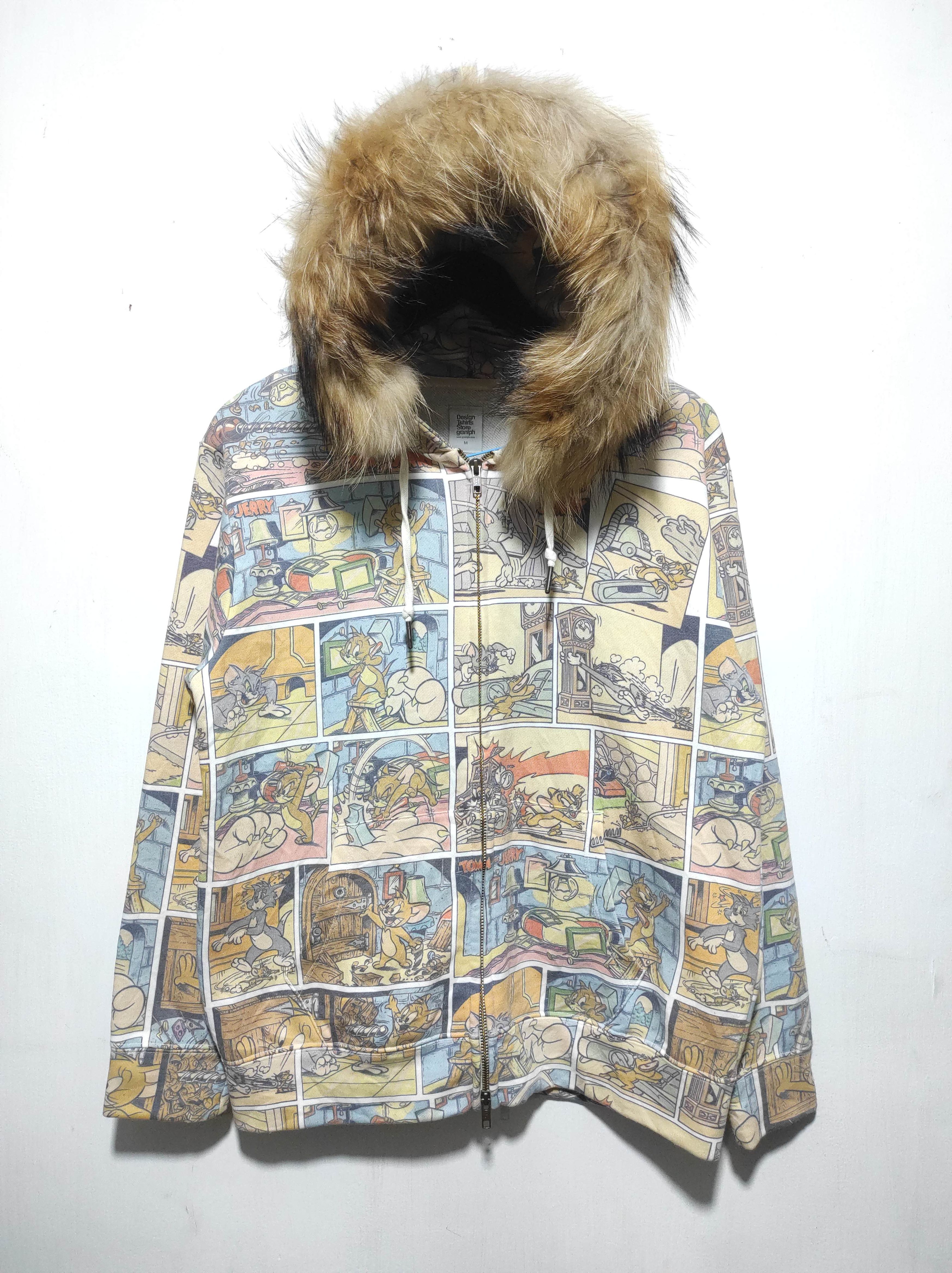 Anime Tom & Jerry Zip Fur Hoodie If Six Was Nine LGB style Size US M / EU 48-50 / 2 - 3 Thumbnail