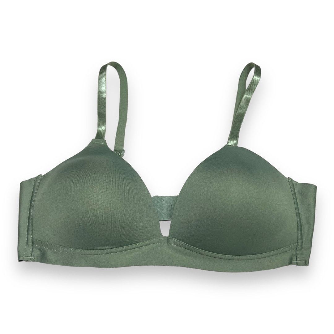 Other YMI Womens Bra Sz 36C Dark Sage Green Solid Wirefree No Wire Size ONE SIZE - 1 Thumbnail