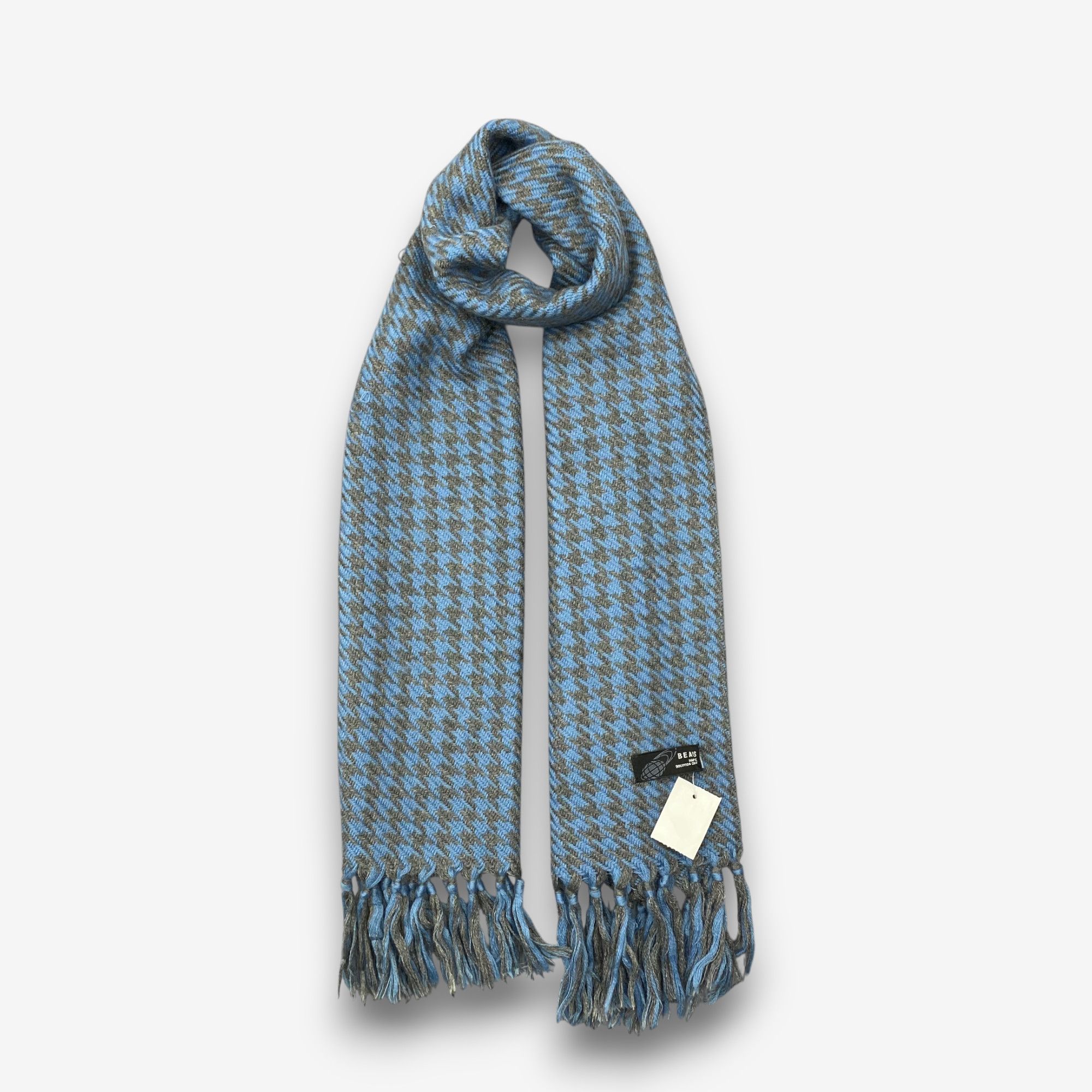 Beams Plus Vintage Beams Scarf Muffler Wool Fringe Winter Scarves Size ONE SIZE - 1 Thumbnail