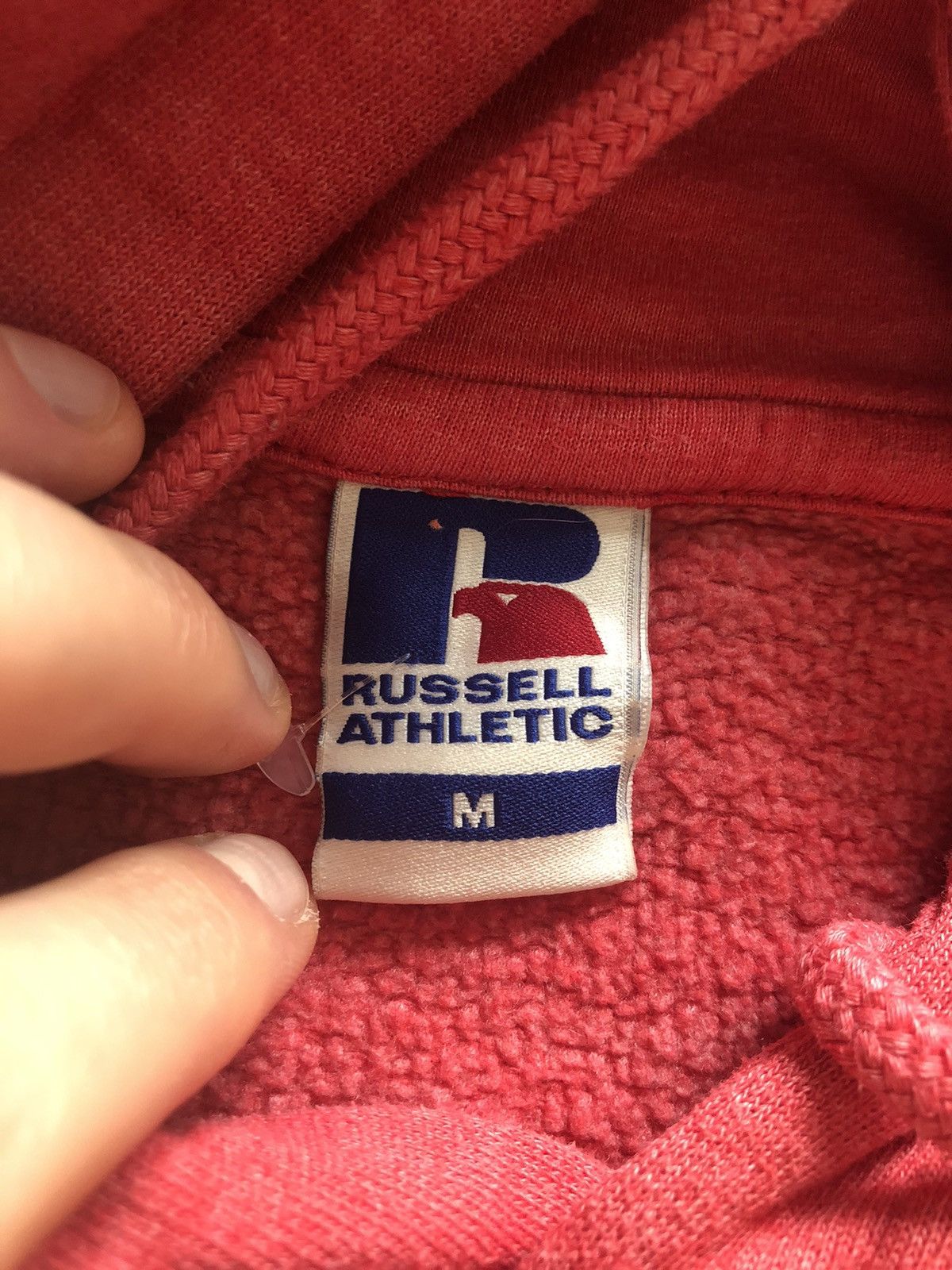 Russell Athletic RUSSELL ATHLETIC CLASSIC WASHED RED SPORT HOODIE Size US M / EU 48-50 / 2 - 3 Thumbnail