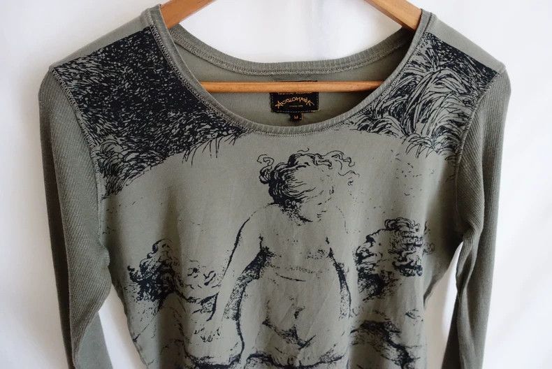 Vivienne Westwood Vivienne Westwood Oil print aged long sleeve shirt Size M / US 6-8 / IT 42-44 - 2 Thumbnail