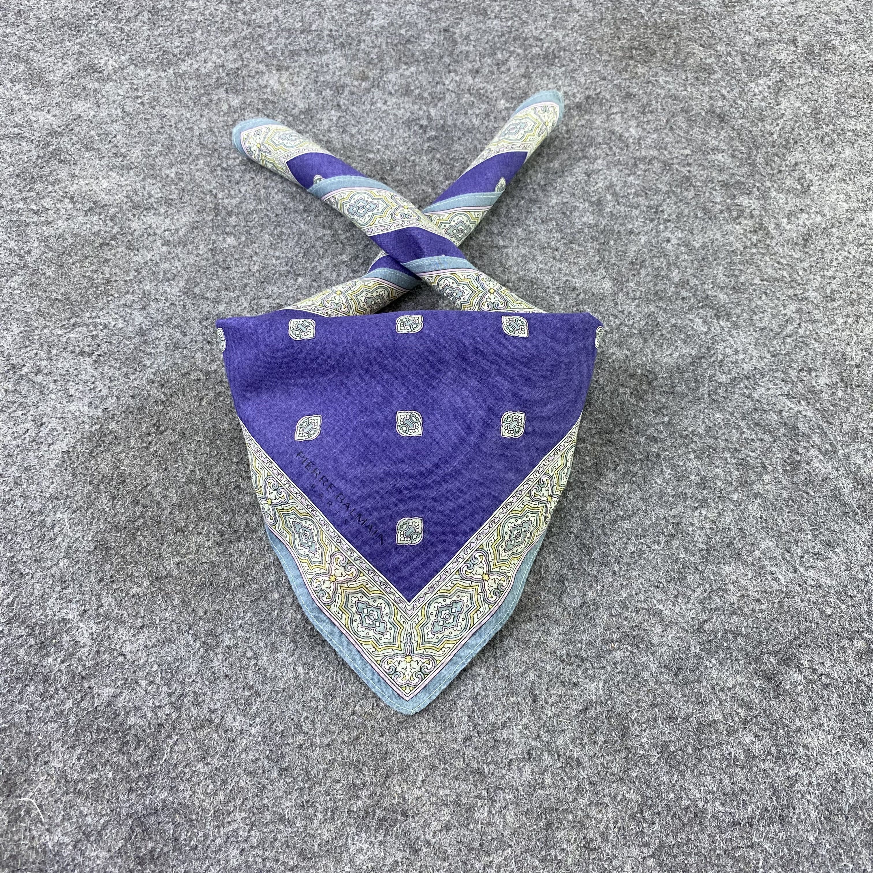 Pierre Balmain Pierre Balmain Handkerchief / Bandana / Neckerchief-B1085 Size ONE SIZE - 2 Thumbnail