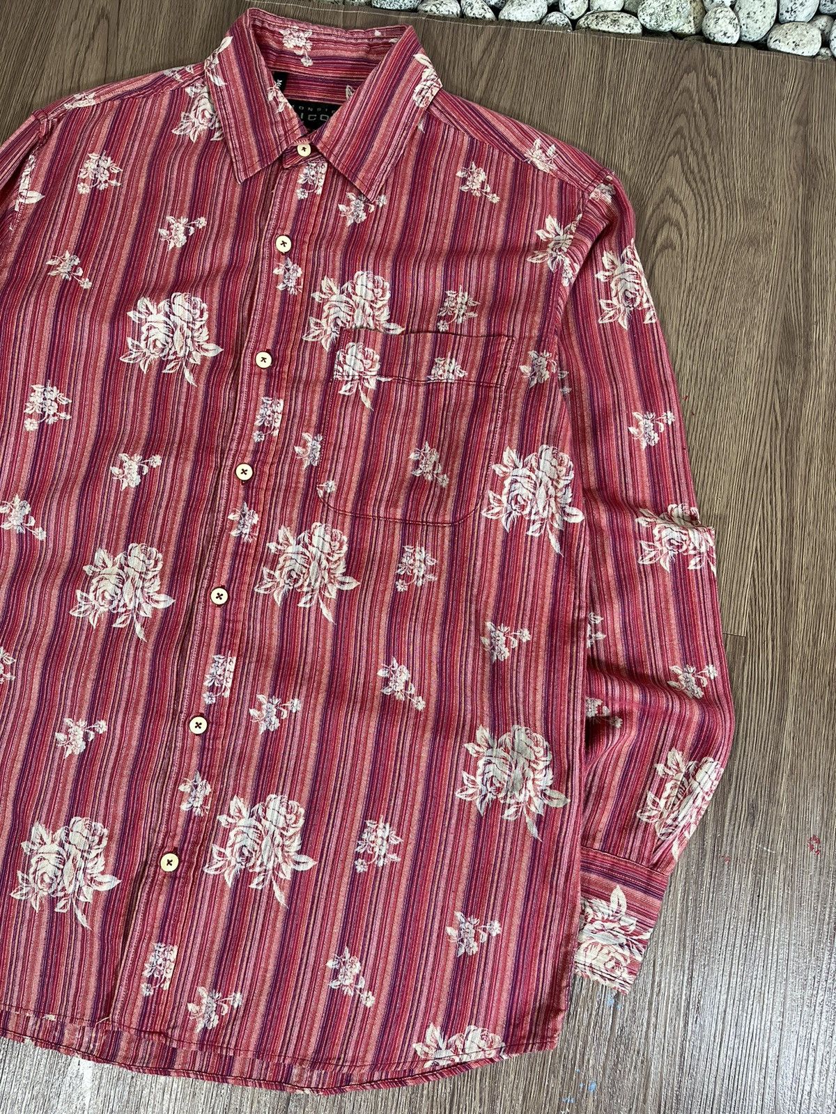 Matsuda Nicole Monsieur Floral Loose Button Shirt Size US L / EU 52-54 / 3 - 3 Thumbnail