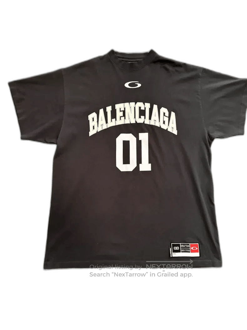 Balenciaga Balenciaga Vintage Black Basketball Jersey Shirt. Size US M / EU 48-50 / 2 - 1 Thumbnail
