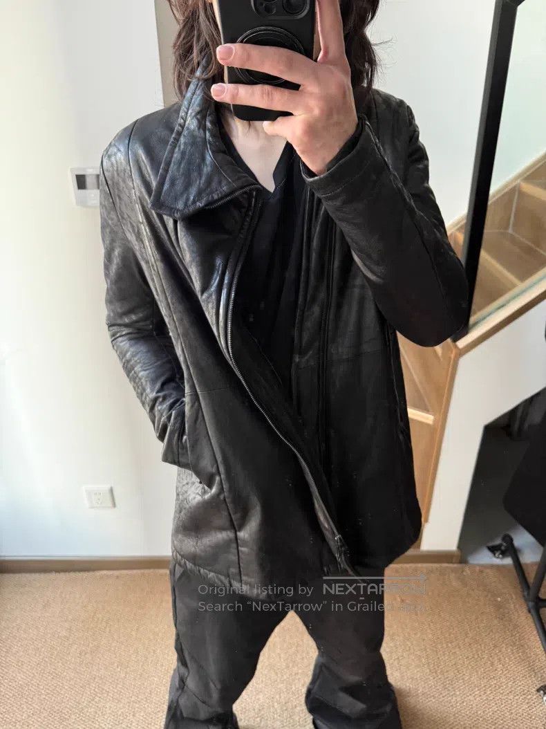 Julius Julius Oversized Lapel Distressed Filled Cotton Sheepskin Size US S / EU 44-46 / 1 - 2 Thumbnail
