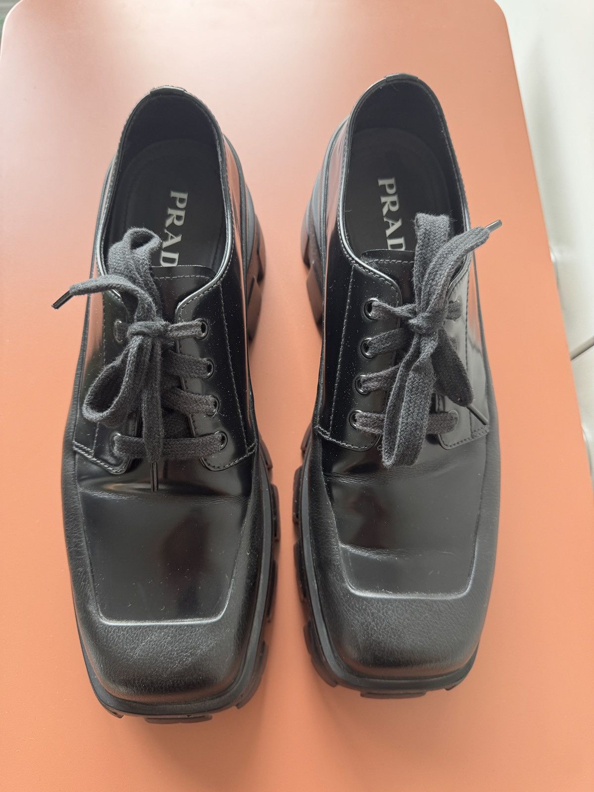 Prada Prada laced up Monolith Size US 9 / EU 42 - 6 Thumbnail