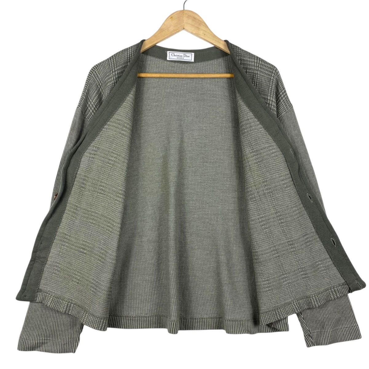 Christian Dior Monsieur 💥90s CHRISTIAN DIOR BUTTON KNIT CARDIGAN SWEATER Size US L / EU 52-54 / 3 - 5 Thumbnail