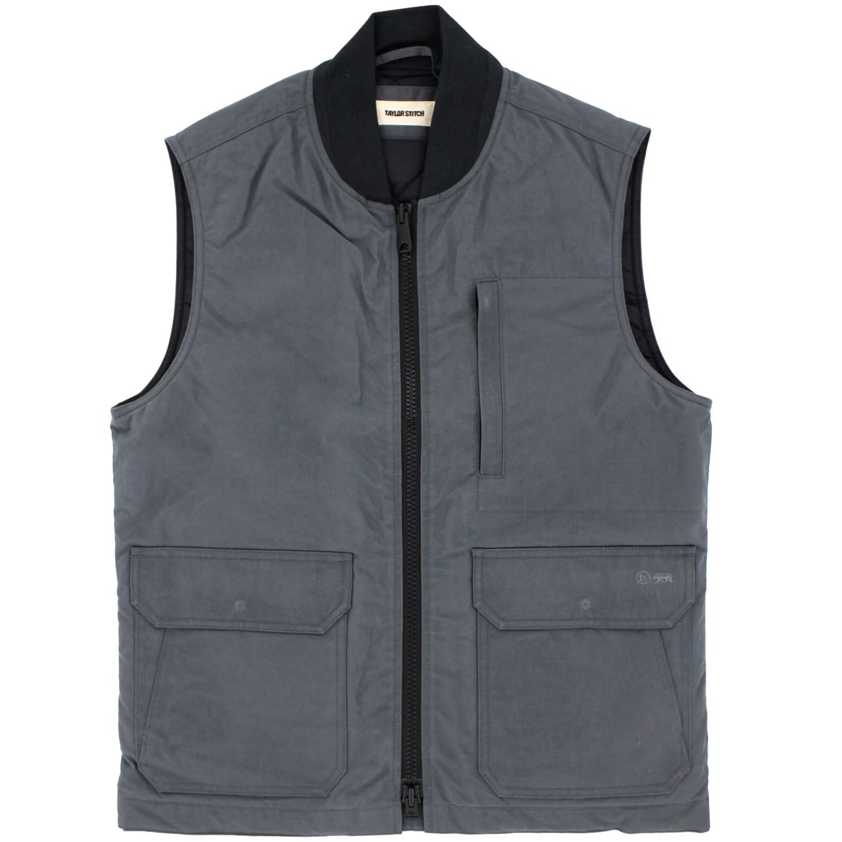 Taylor Stitch Taylor Stitch Men's Anchorage Vest 100% Organic Cotton Dry Wax Weatherproof Vest Blue XS? Size US S / EU 44-46 / 1 - 2 Thumbnail