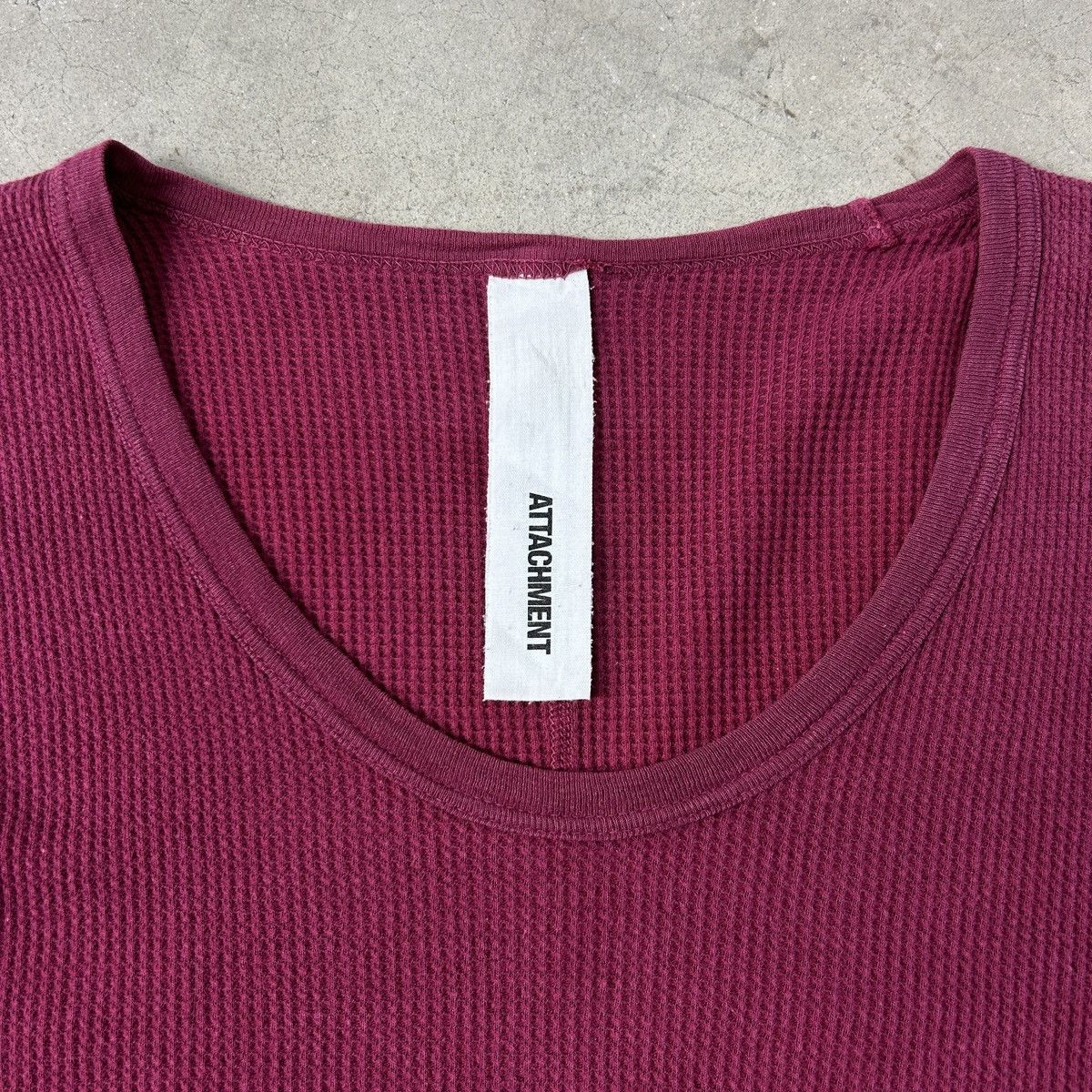 Attachment × Japanese Brand × Kazuyuki Kumagai Attachment Kazuyuki Kumagai Attachment - Waffle Top Size M / US 6-8 / IT 42-44 - 7 Thumbnail