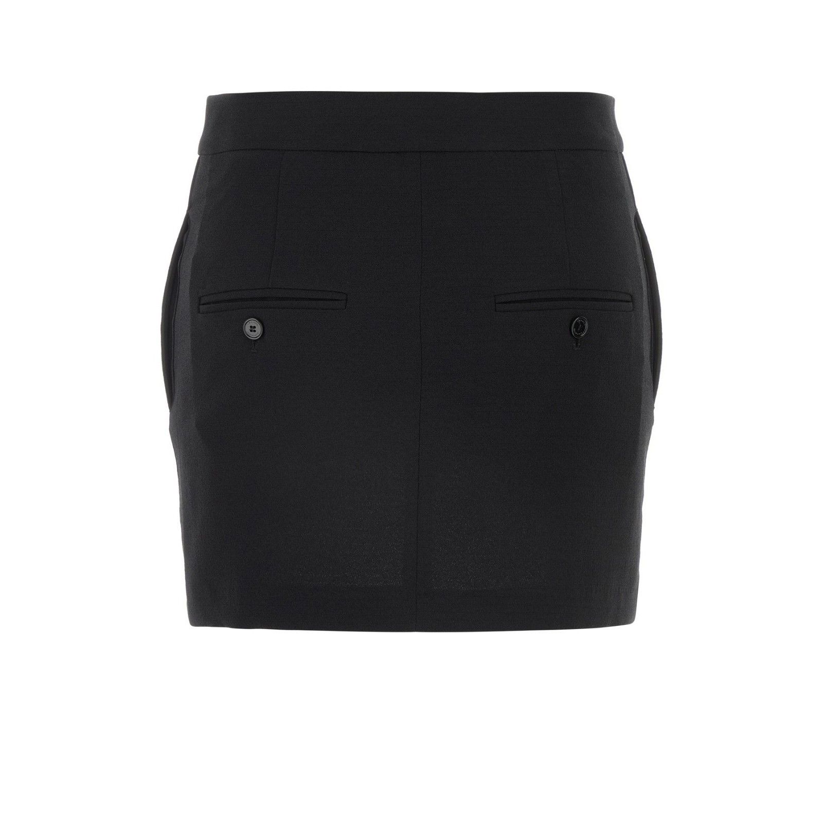 Isabel Marant ISABEL MARANT Black Stretch Polyester Blend Licoba Mini Skir Size 30" / US 8 / IT 44 - 2 Thumbnail