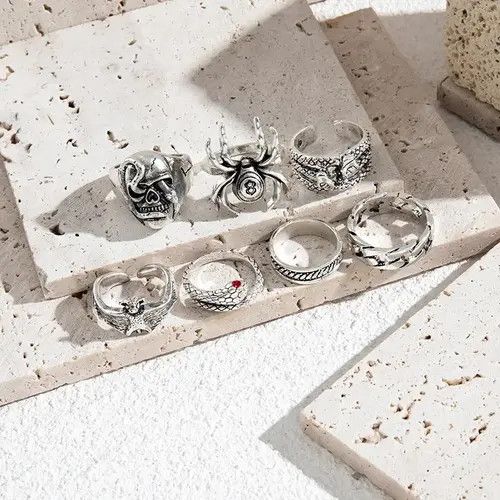 Jewelry × Vintage Rings Set Size ONE SIZE - 3 Thumbnail