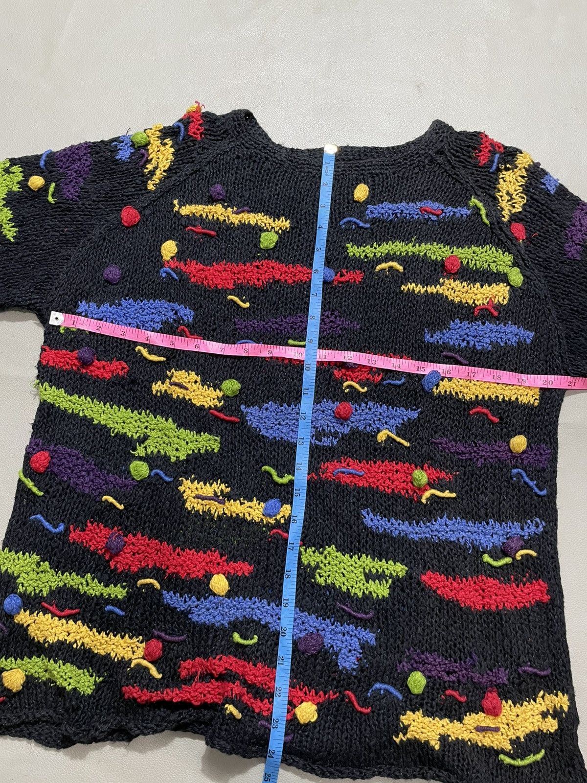 Issey Miyake 1990s Undefined 3d Knitt Multicolor sweaters issey style Size US S / EU 44-46 / 1 - 6 Thumbnail