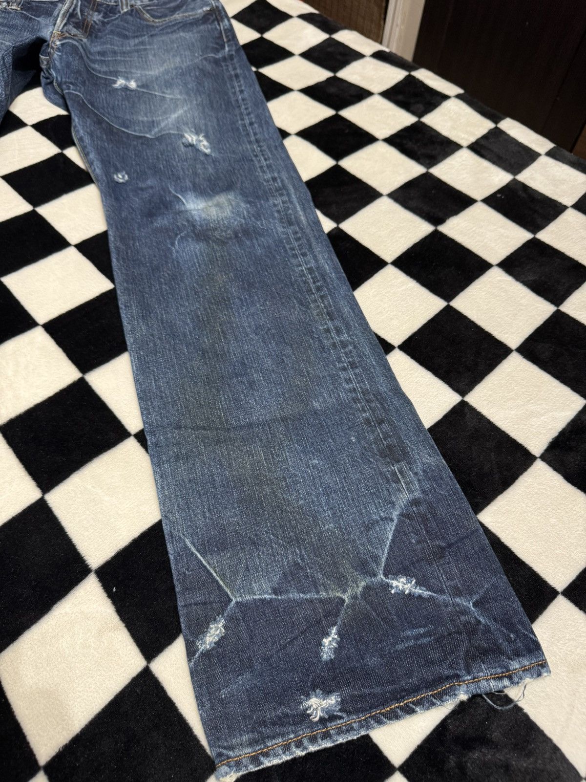 Prps RARE $638 SELVEDGE JAPAN DISTRESSED JEANS DENIM Size US 33 - 7 Thumbnail