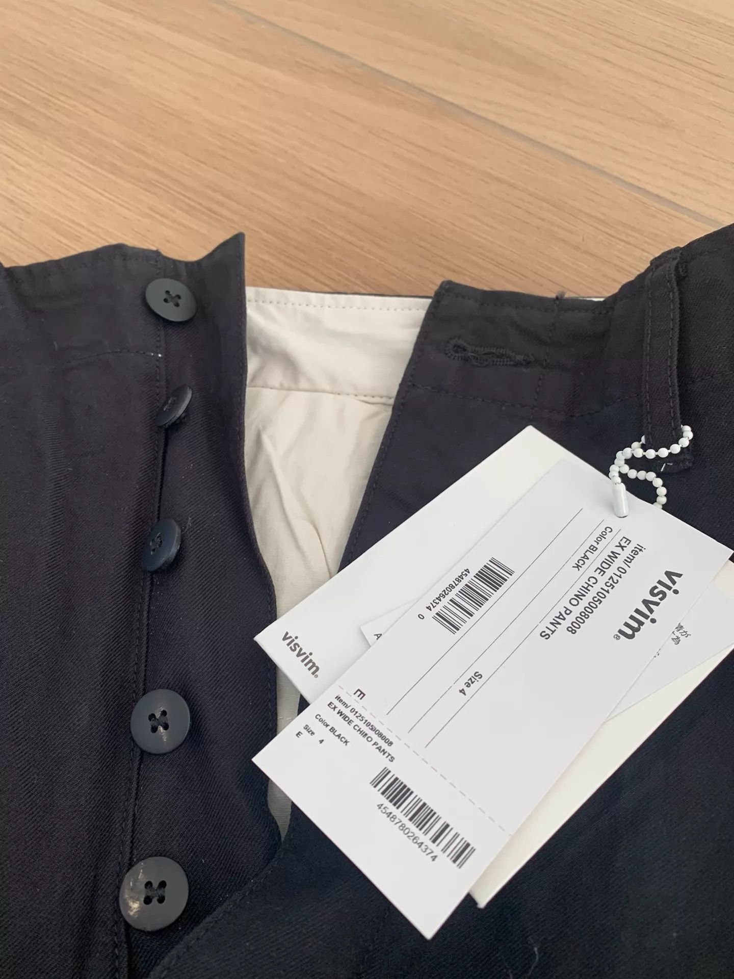 Visvim VISVIM EX WIDE CHINO PANTS 25SS Black Size 4 Size US 34 / EU 50 - 6 Thumbnail