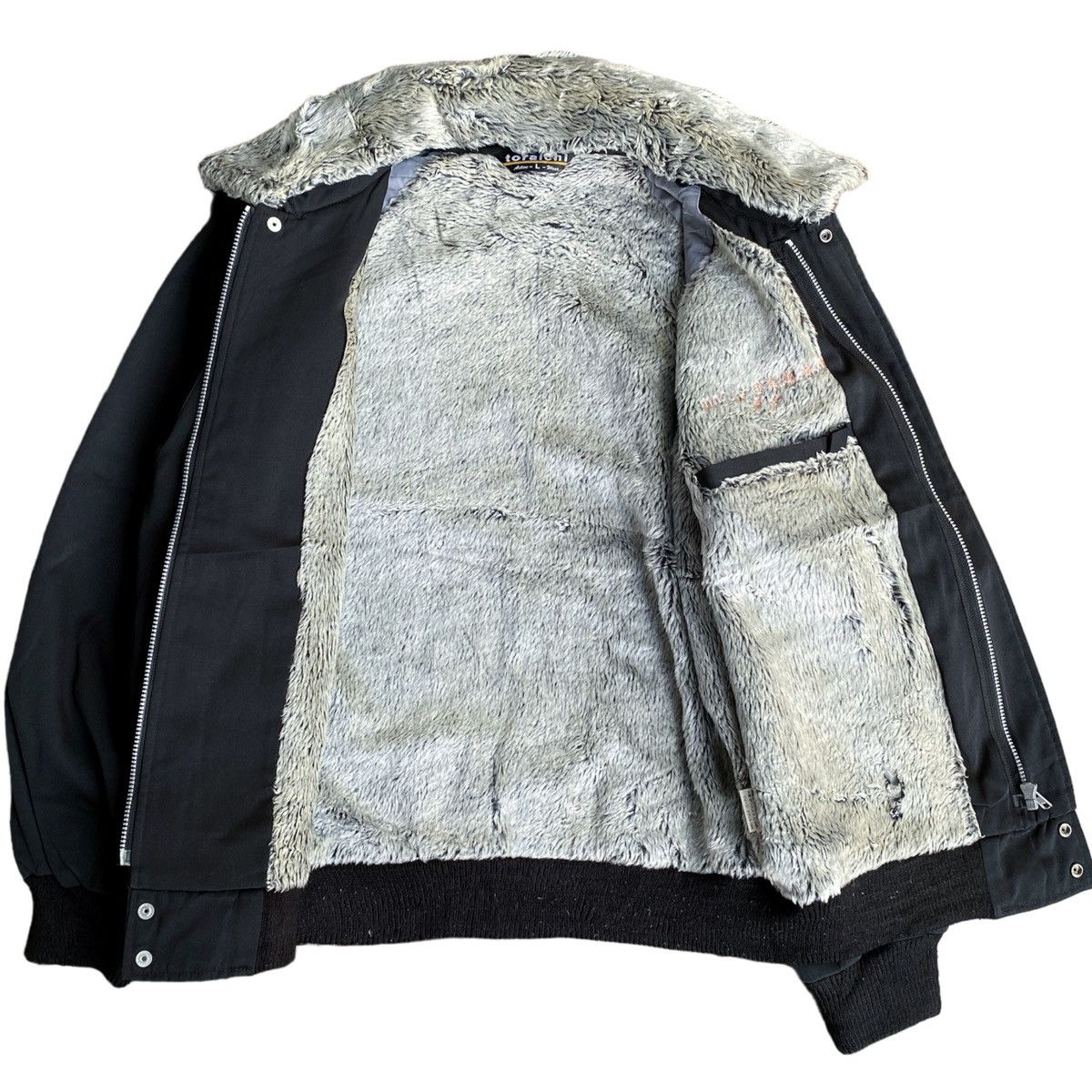 Avirex × Japanese Brand × Vintage Rare Vintage Toraichi Fleece Bomber Style Flight Jacket Size US L / EU 52-54 / 3 - 2 Thumbnail