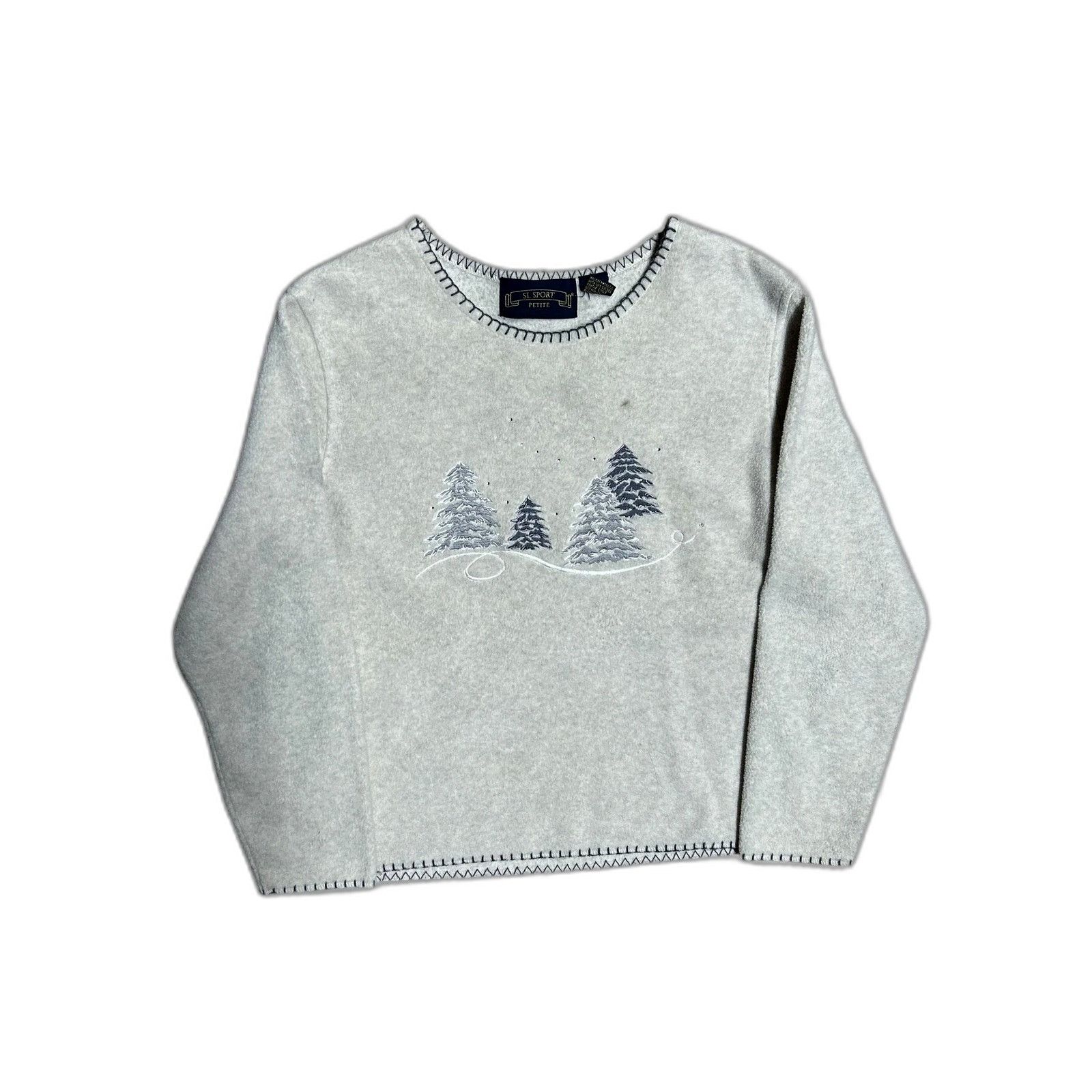 American Eagle Outfitters Vintage San Micheele Bay Christmas Snow Fleece Sweatshirt Pe Size US M / EU 48-50 / 2 - 1 Thumbnail