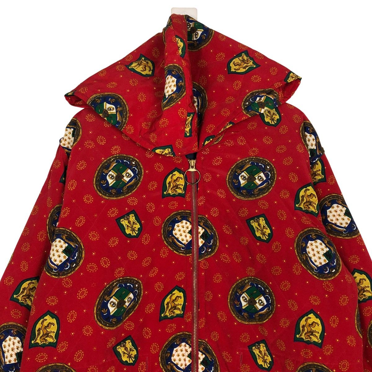 Japanese Brand 🔥VINTAGE CLASSIC JACKET FULL PRINT NOASISTER ISSEY MIYAKE Size L / US 10 / IT 46 - 3 Thumbnail