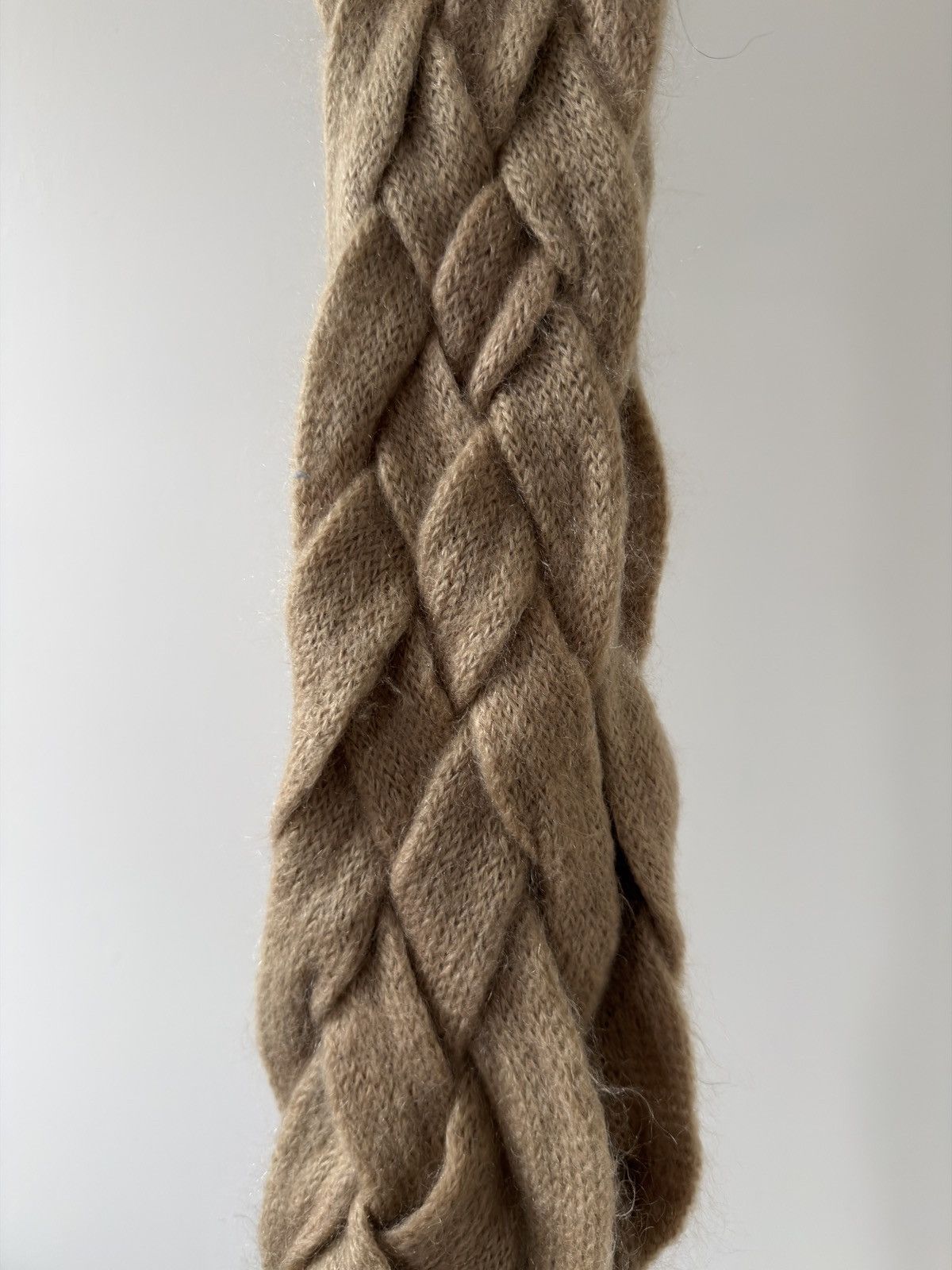 Veronique Branquinho Mohair Braided Scarf Size ONE SIZE - 2 Thumbnail