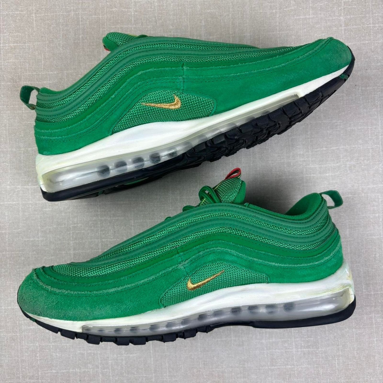 Nike 🍀 2020 Nike Air Max 97 “Lucky Green” 10M Size US 10 / EU 43 - 4 Thumbnail