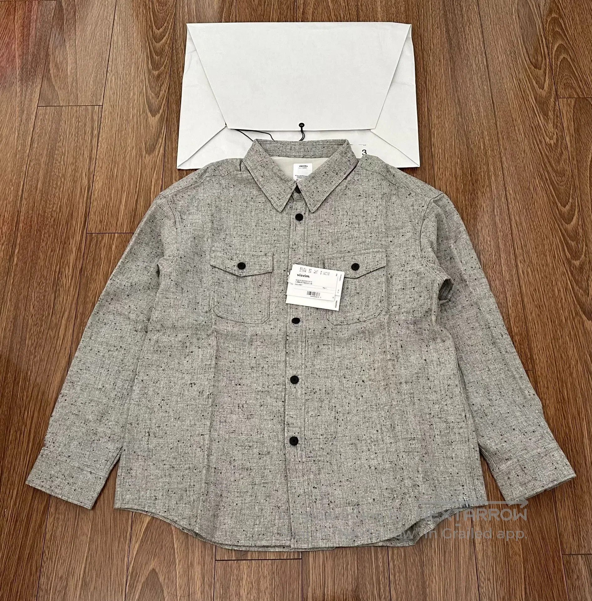Visvim visvim lumber tweed long sleeve shirt. Size US M / EU 48-50 / 2 - 1 Thumbnail