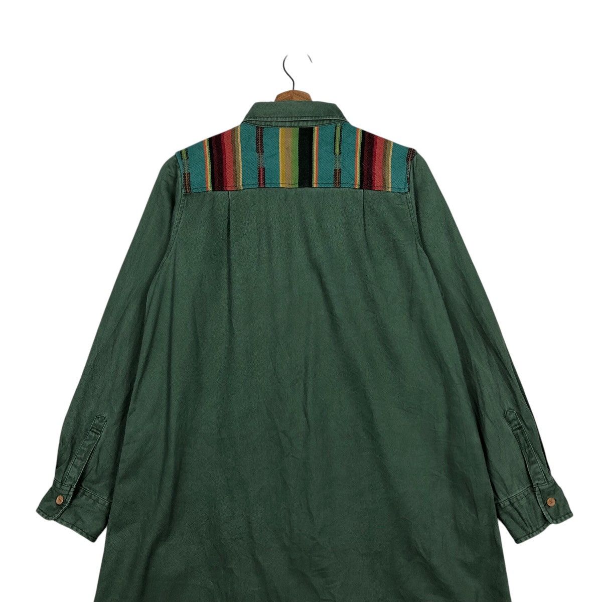 Japanese Brand 📌Vintage Titicaca Shirt Jacket Military Design Rich Green Size US M / EU 48-50 / 2 - 10 Thumbnail