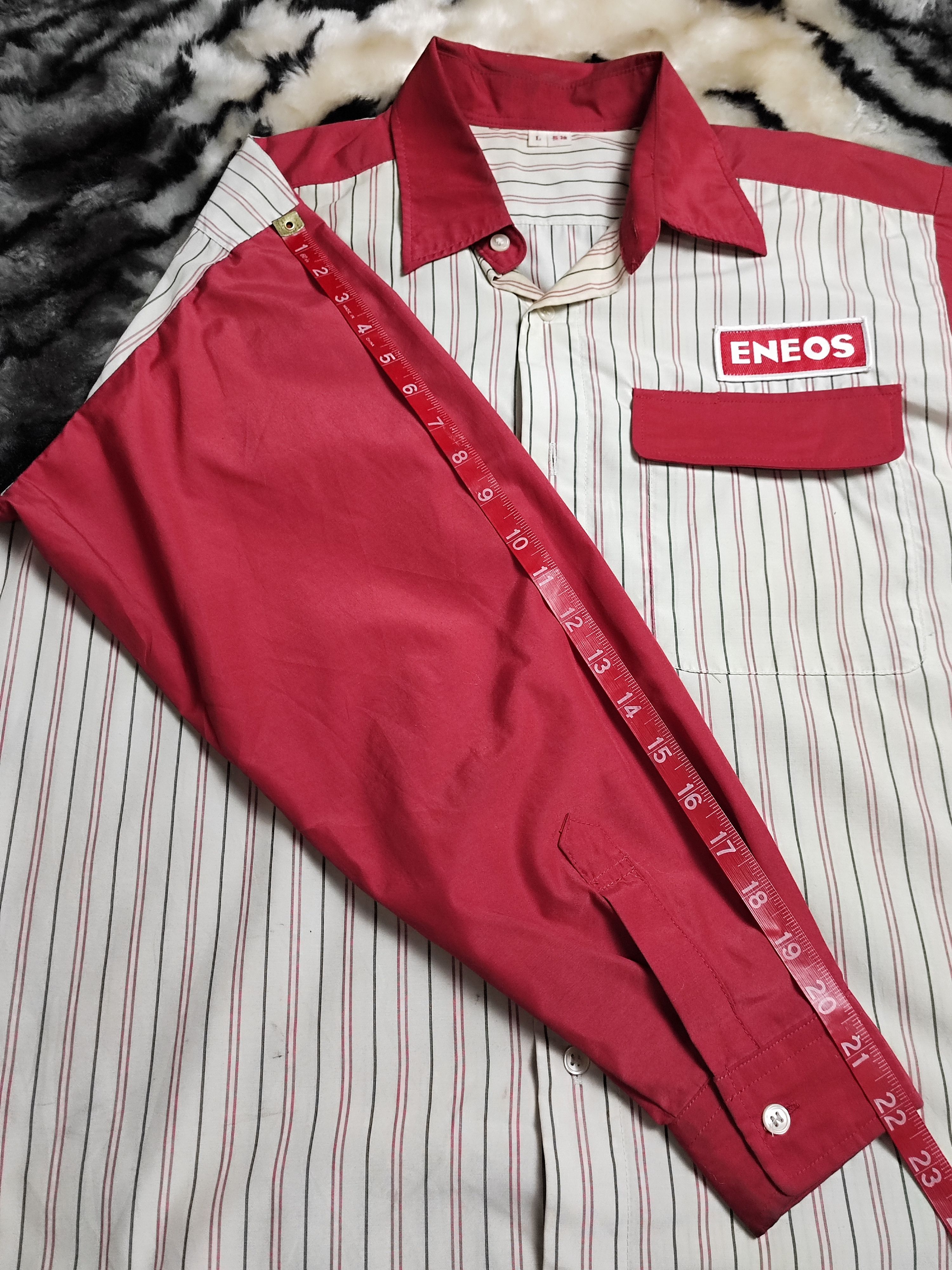 Japanese Brand Vintage Eneos Shirt Jdm Initial D Style Size US L / EU 52-54 / 3 - 9 Thumbnail