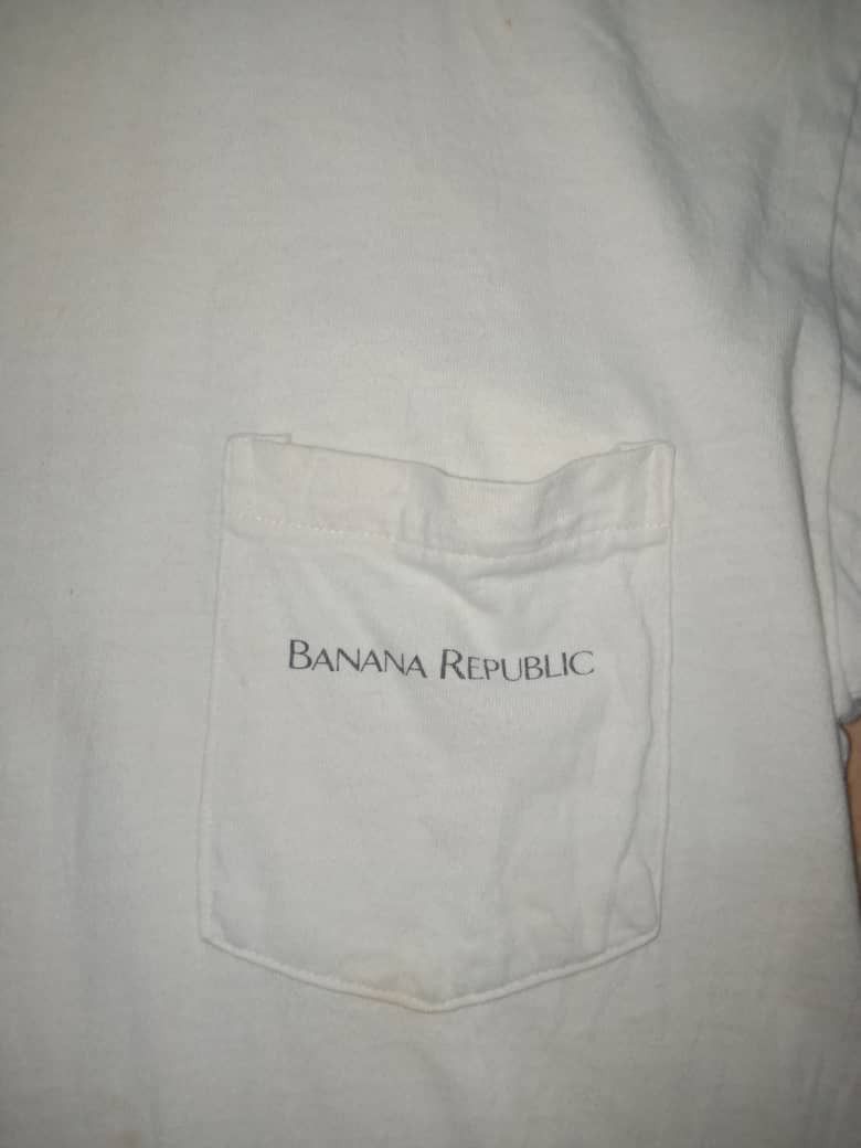 Vintage Vintage 90’s Banana Republic USA Tshirt single stich Size US L / EU 52-54 / 3 - 3 Thumbnail