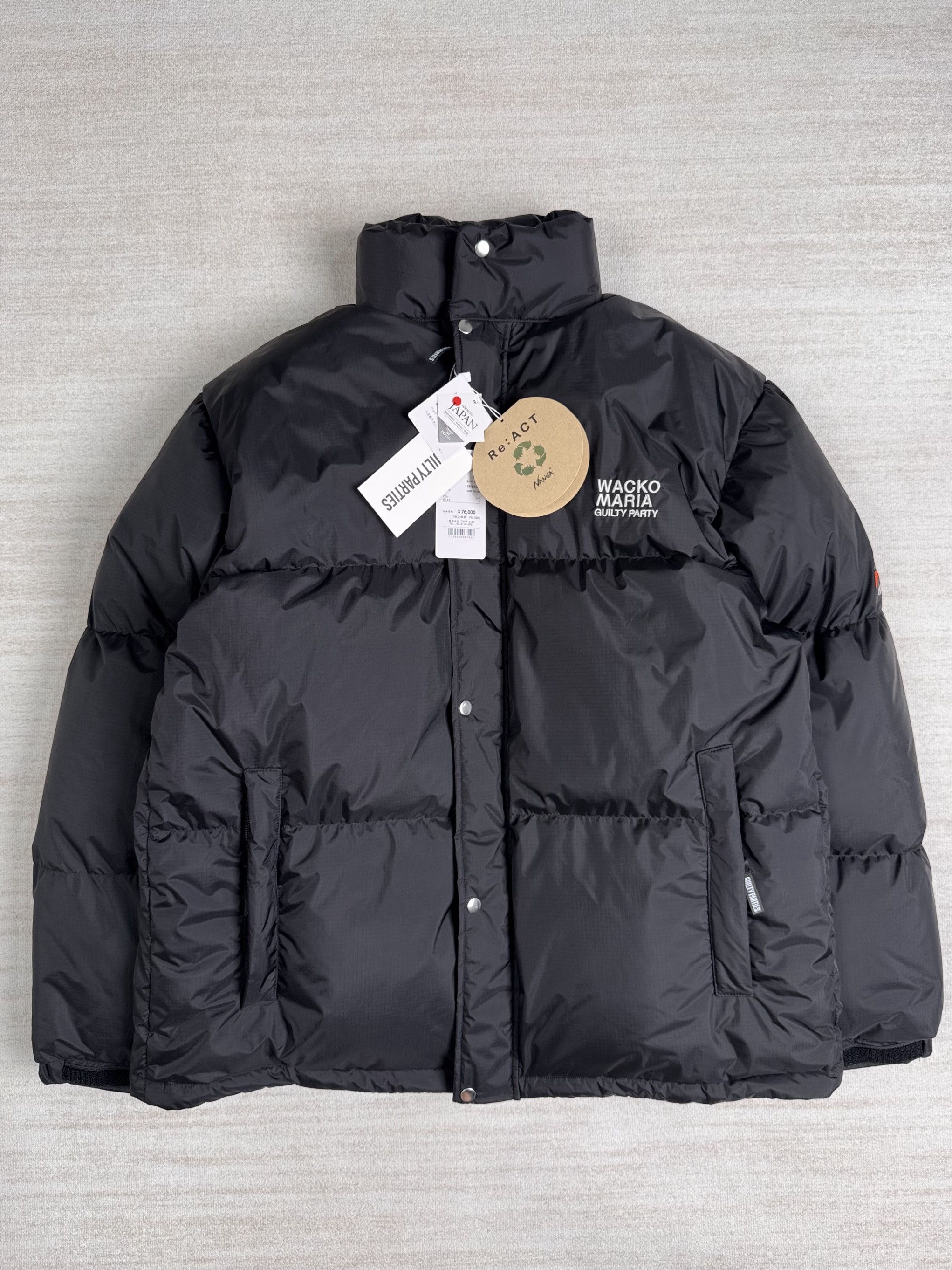 Wacko Maria NEW WITH TAG* Wacko Maria Nanga Down Jacket - BLACK Size US L / EU 52-54 / 3 - 1 Thumbnail