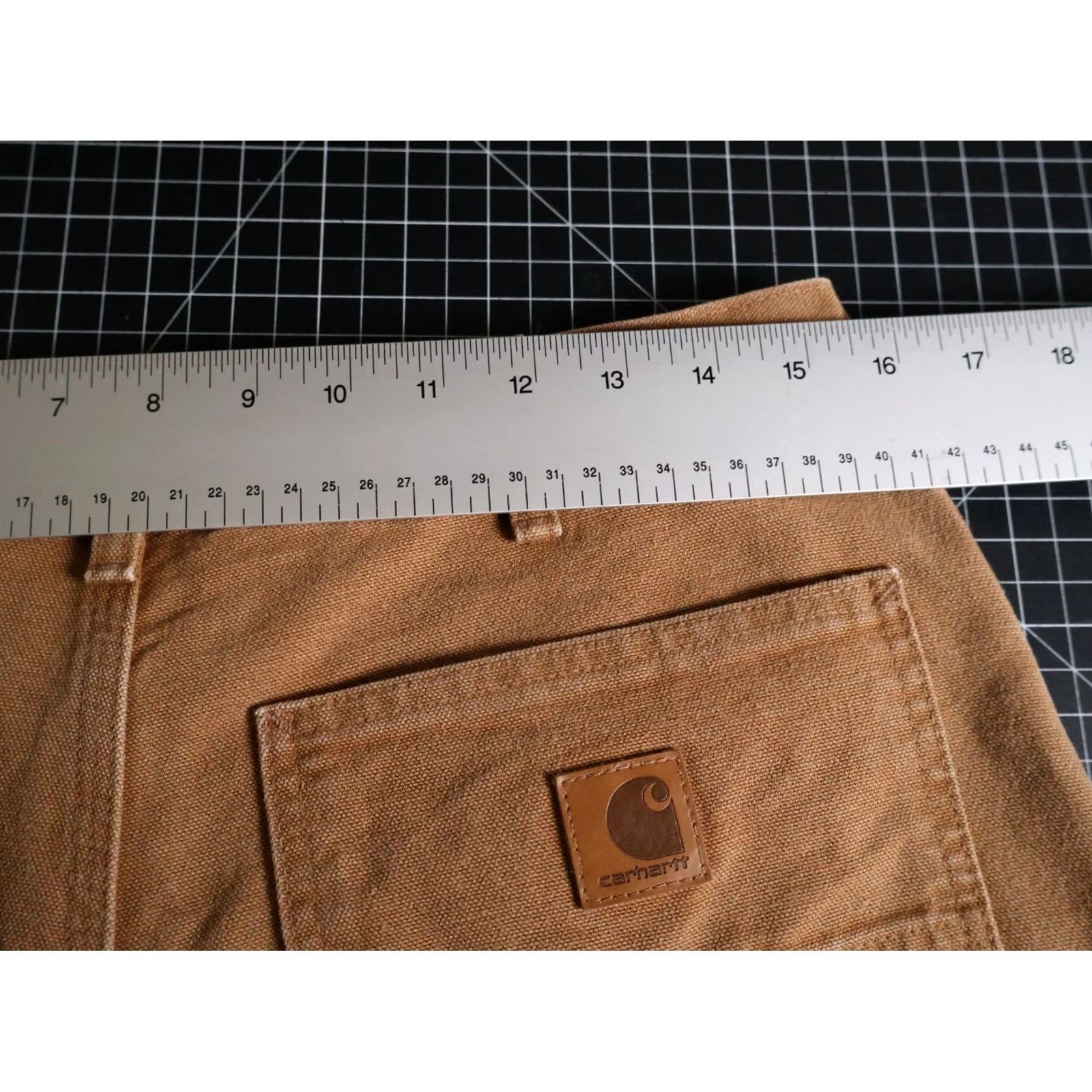 Carhartt Carhartt Pants Carhartt Canvas Carpenter Mens 31 x 28 Brown Distressed Workwear Casual Brown Mens 31x28 Size US 31 - 5 Thumbnail