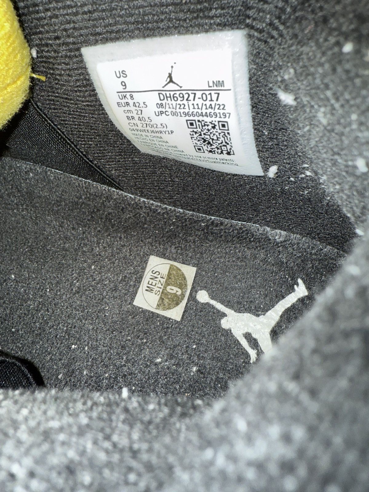 Jordan Brand Jordan 4 Yellow Thunder Size US 9 / EU 42 - 5 Thumbnail