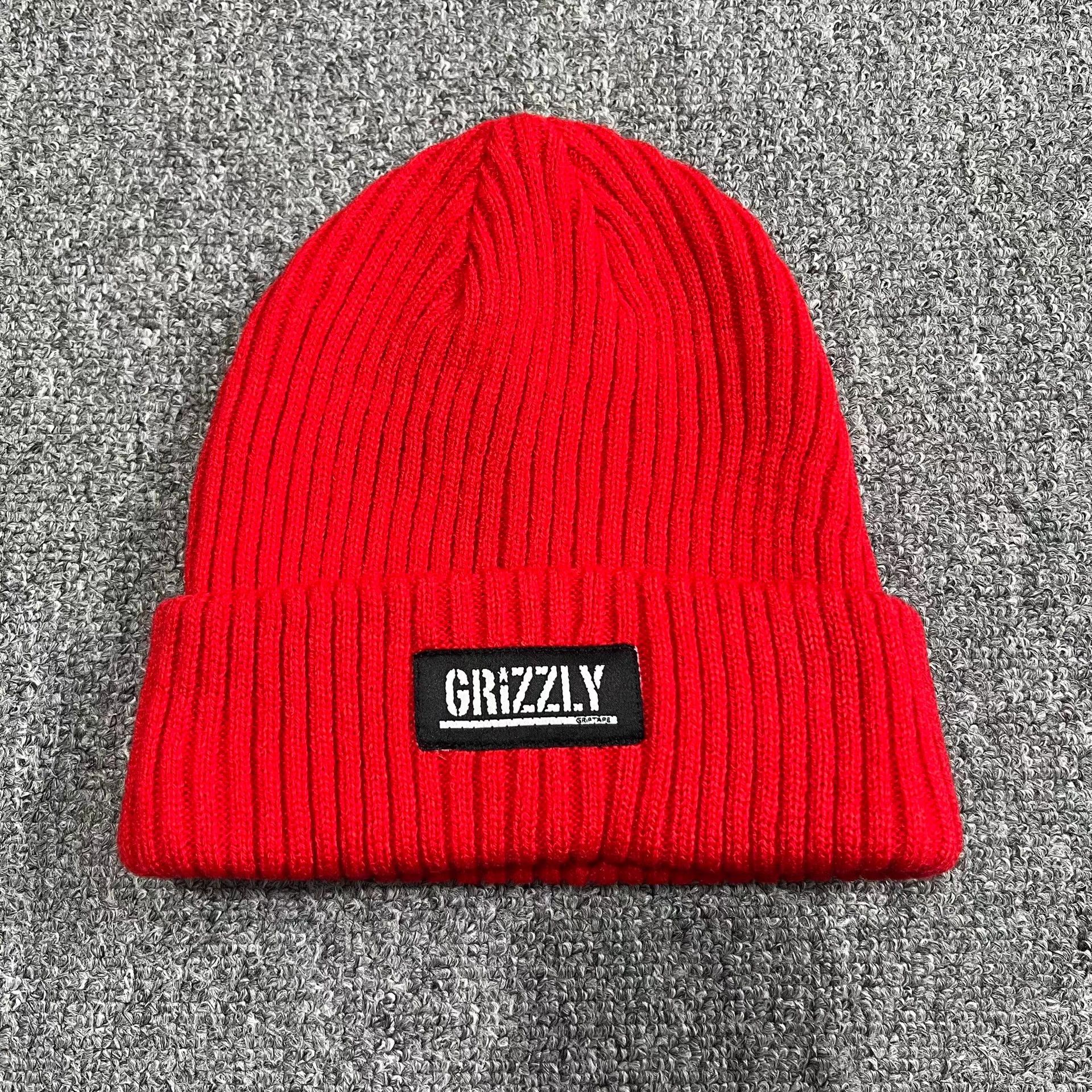 Grizzly Griptape Grizzly Griptape Patch Embroidered Knitted Beanie Q7 Size ONE SIZE - 8 Thumbnail