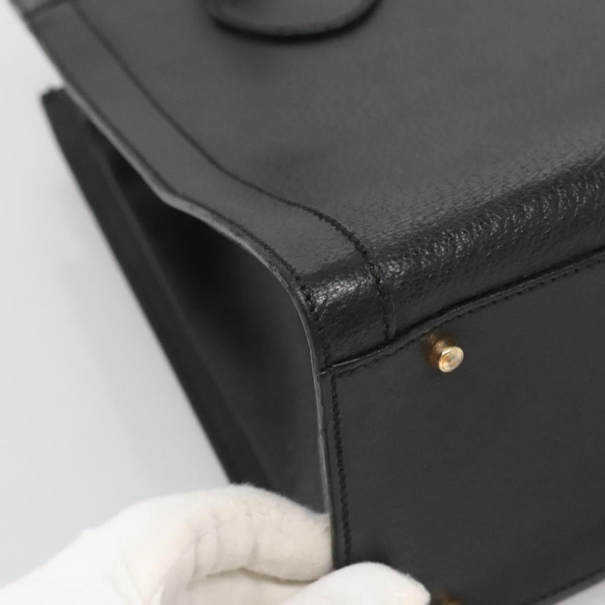 Gucci GUCCI Bamboo Hand Bag Leather Black Gold 002 1095 002 1095 Size ONE SIZE - 11 Thumbnail
