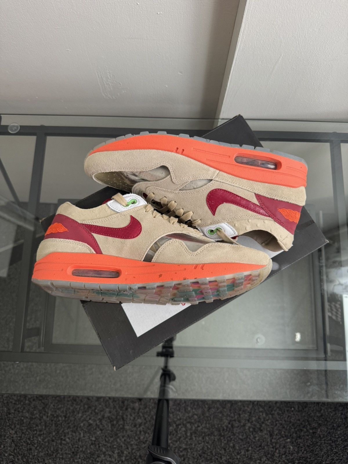 Nike Nike Air Max 1 clot kiss of death 2021 Size US 10 / EU 43 - 1 Thumbnail