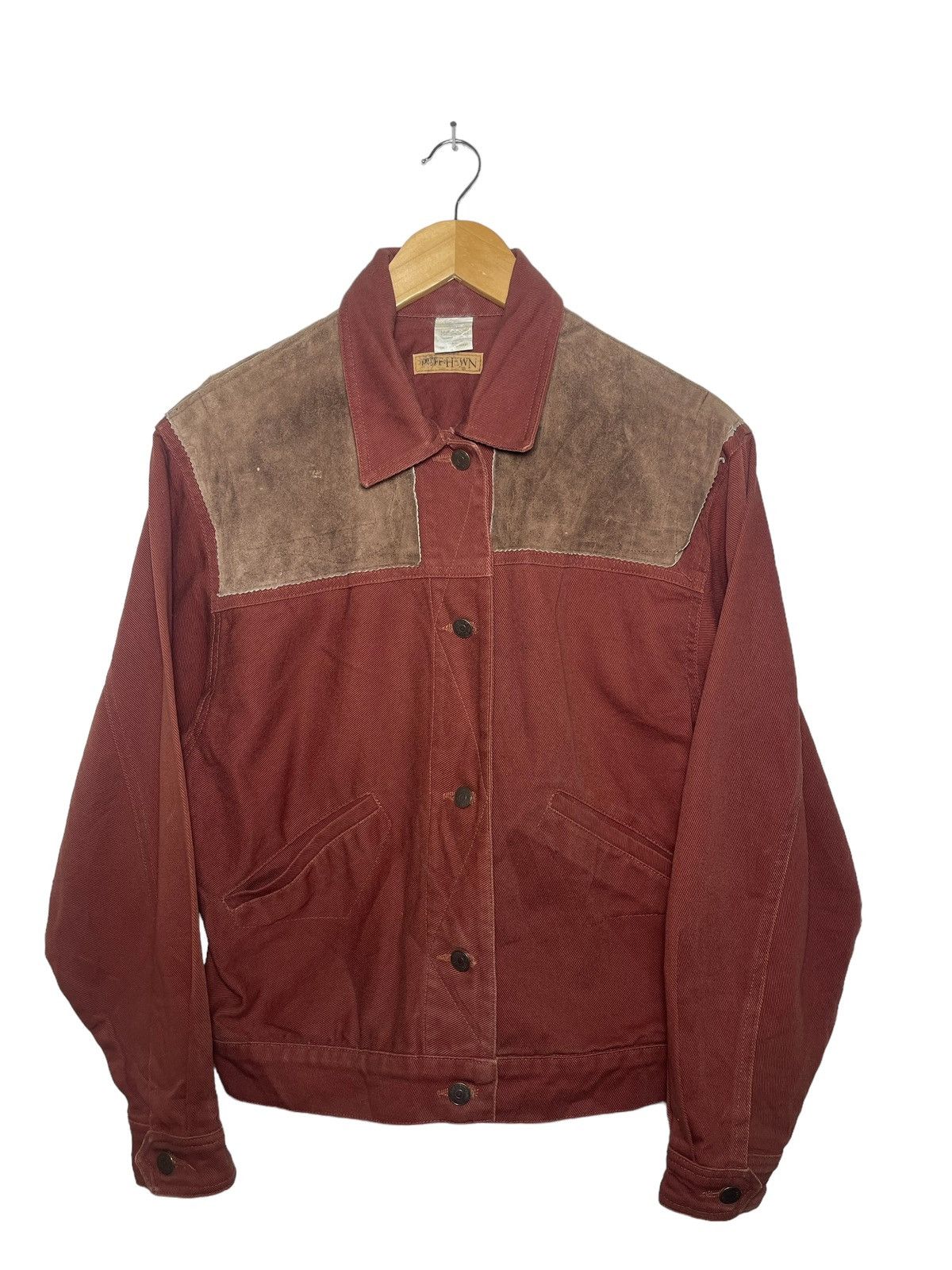 Ruff Ryders × Vintage Vintage Ruff Hewn denime button jacket Size US M / EU 48-50 / 2 - 1 Thumbnail
