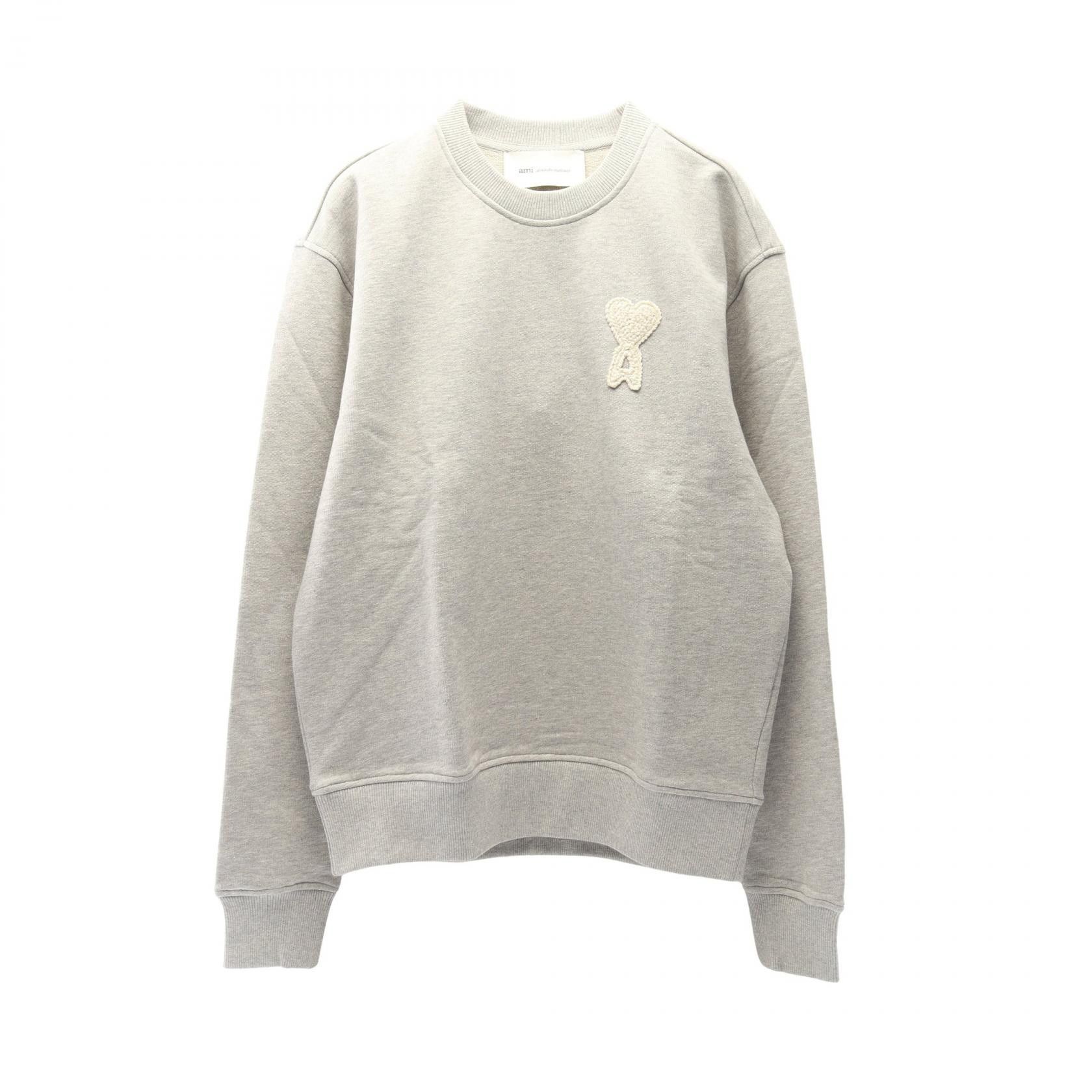 AMI Ami AMI Logo Cotton Sweatshirt Textile Sweatshirts & Hoodies USW787.730A161M DUTY FREE for USA Size ONE SIZE - 1 Thumbnail