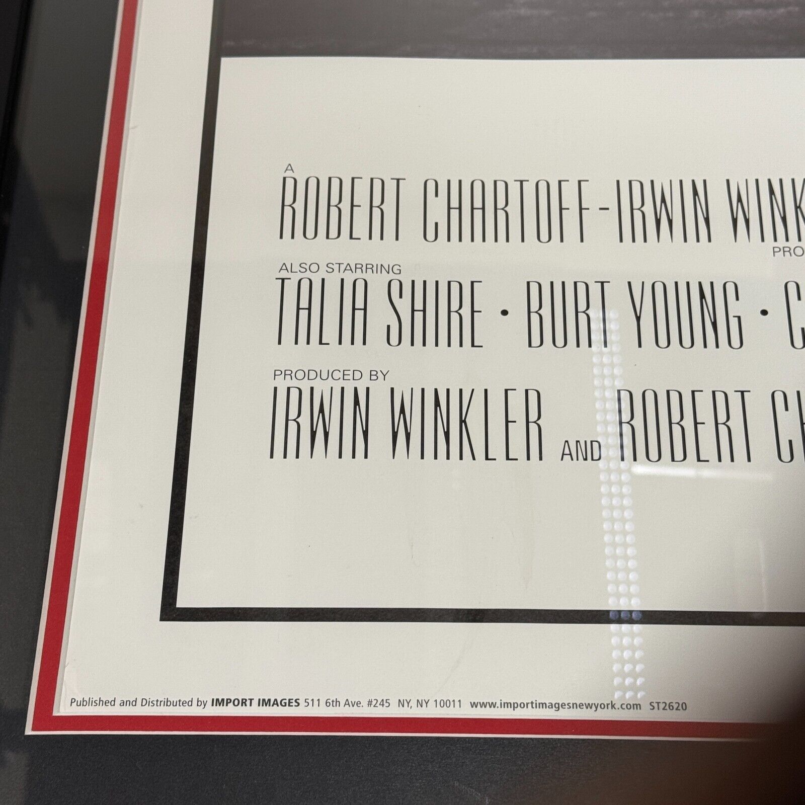 Other 1976 Rocky Movie Memorabilia Framed Shirt Poster Vinyl Album Size US XXL / EU 58 / 5 - 11 Thumbnail