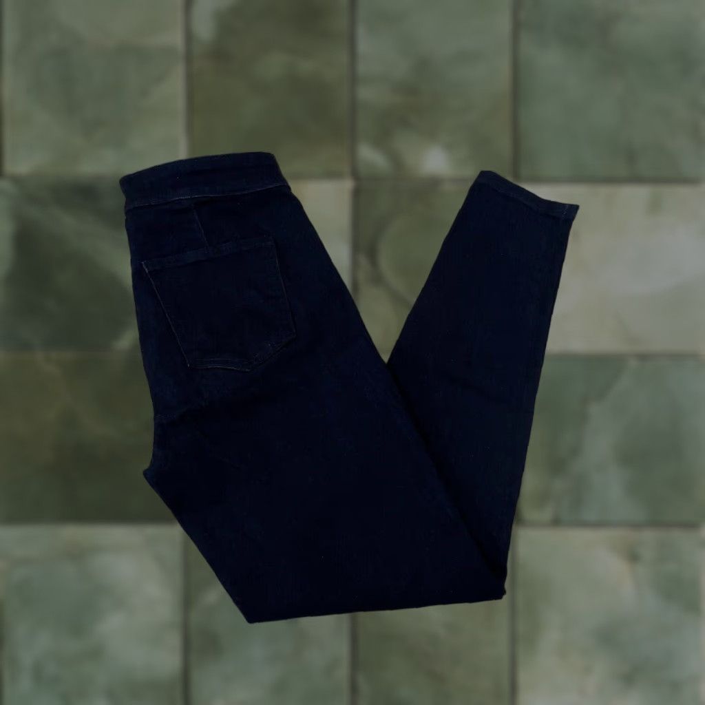 Ann Taylor Ann Taylor Womens Dark Blue Skinny Jeans Mid Rise Stretch Size 8 Size 30" / US 8 / IT 44 - 1 Thumbnail