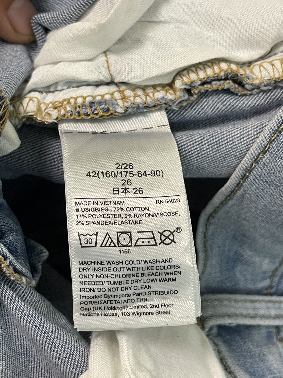 Gap Gap Y2K Girlfriend Jeans Size 26" / US 2 / IT 38 - 9 Thumbnail