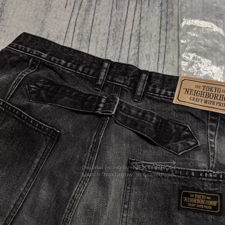 Neighborhood Neighborhood size M Black Water-washed Nevada Denim Jeans, Size US 27 - 6 Thumbnail