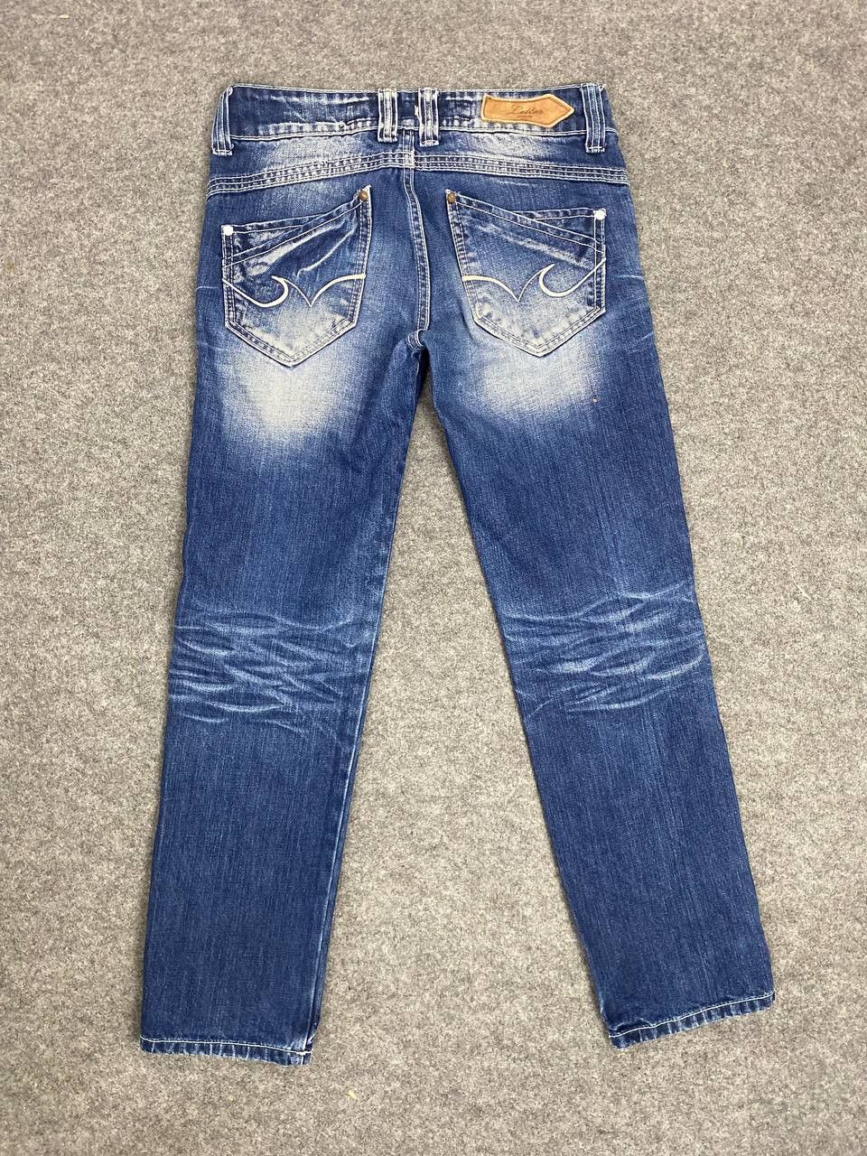 Japanese Brand japanese brand back number denim nice design Size 30" / US 8 / IT 44 - 1 Thumbnail
