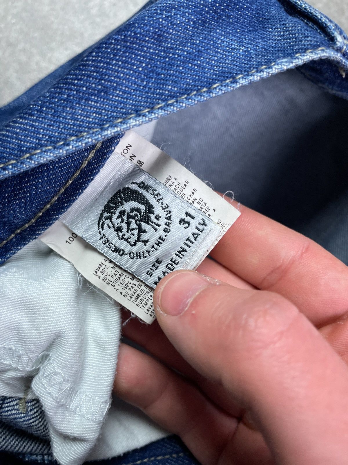 Diesel × Vintage Vintage Y2K diesel Flared denim jeans pants Size US 31 - 4 Thumbnail