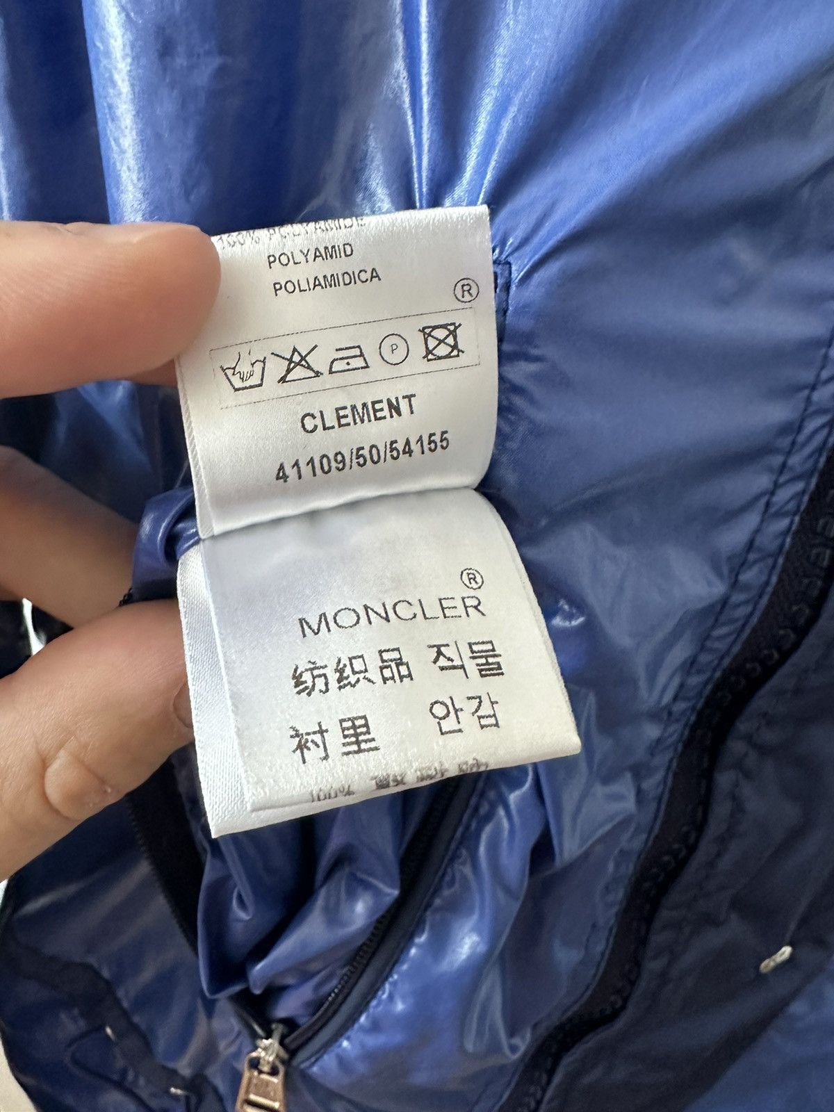 Moncler Moncler Clement light jacket nylon navy Size US L / EU 52-54 / 3 - 14 Thumbnail