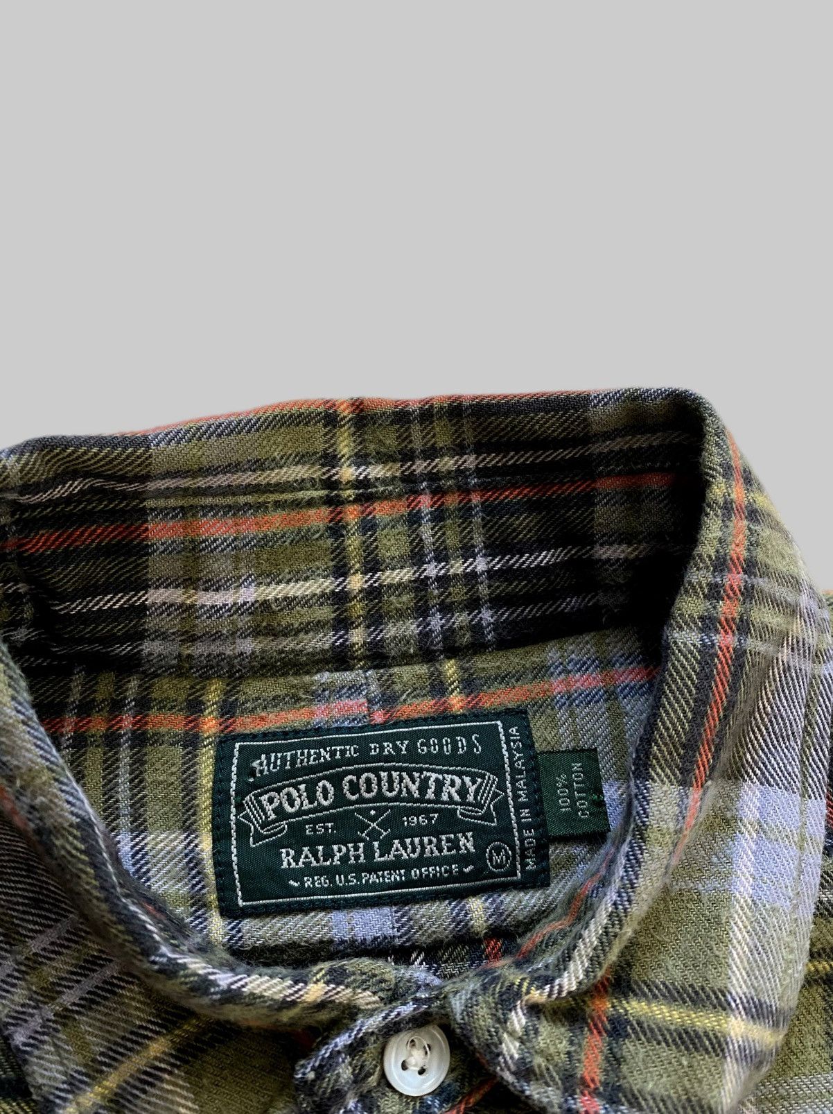 Polo Ralph Lauren Vintage 90s Polo Country by Ralph Lauren Flannel Size US M / EU 48-50 / 2 - 3 Thumbnail