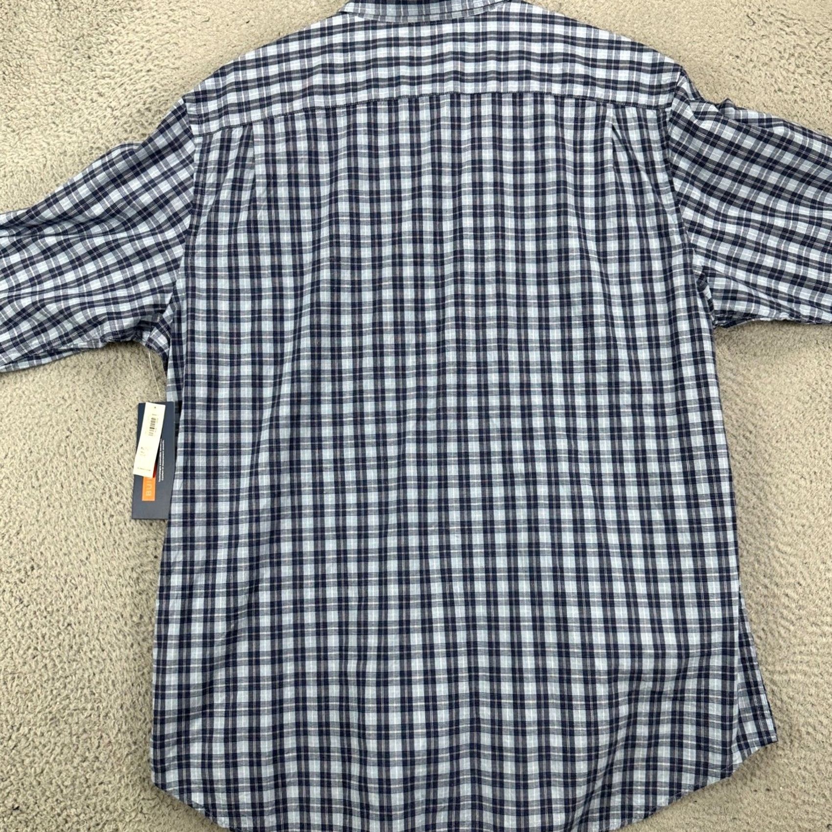 Old Navy Old Navy Men The Classic Shirt XL Tall Blue Plaid Button Down Pocket Stretch NEW Size US XL / EU 56 / 4 - 3 Thumbnail